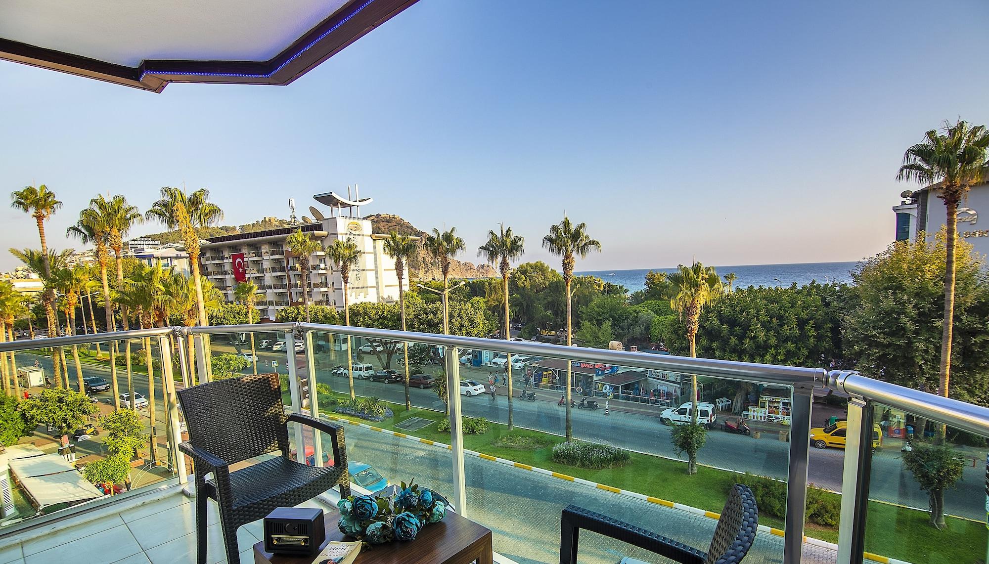 Kleopatra blue hawai hotel Alanya Exterior foto