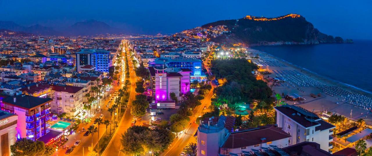 Kleopatra blue hawai hotel Alanya Exterior foto