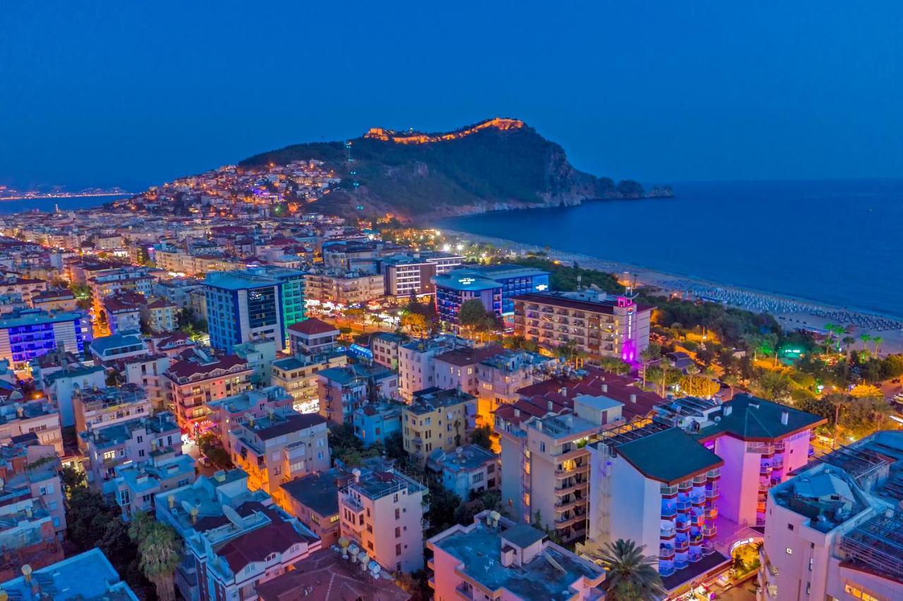 Kleopatra blue hawai hotel Alanya Exterior foto